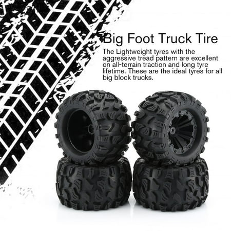 Details about / Rc Rubber Tire Long Service Life Wear‑Resistant Rc Car Tire Durable Stainless